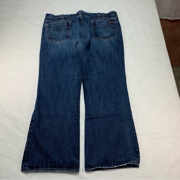 Carhartt Mens Jeans B310 DRT Relaxed Fit Boot Cut Denim Blue Size 42x32 - Picture 3 of 13